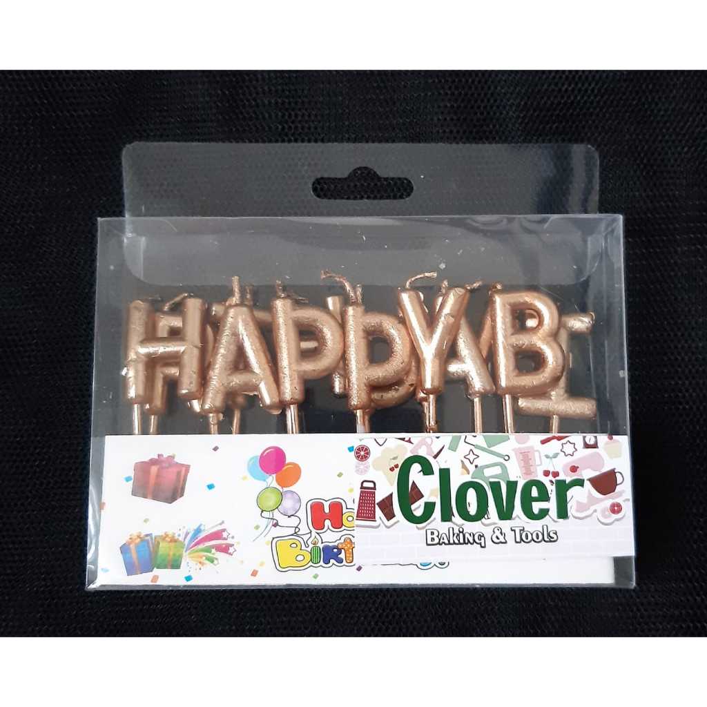 Lilin huruf HBD