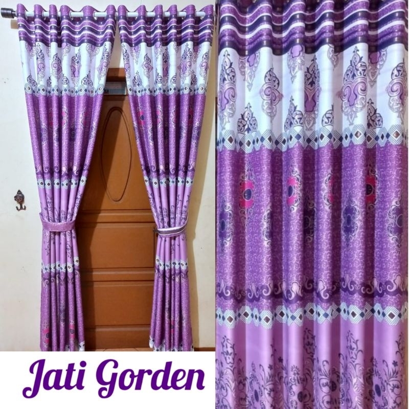 Gorden Pintu Kamar Tidur Aesthetic Gorden Blackout Premium Tebal Gorden Ruang Tamu Mewah Elegan