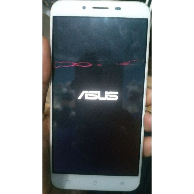 lcd tc retak tompel hp Asus zc553kl minus tompel retak normal