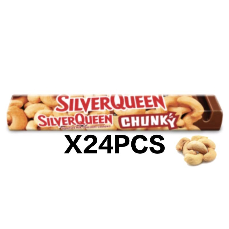 

SILVERQUEEN CHUNGKYBAR 95GR/85GR X24PCS EXP 2025