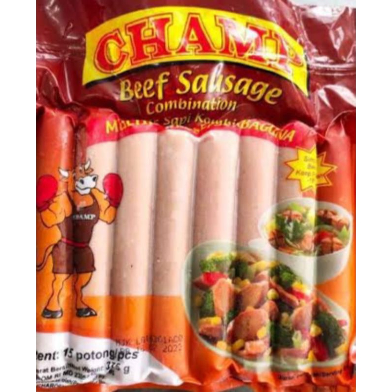 

Champ Beef 375 gr (Sosis Daging Sapi)