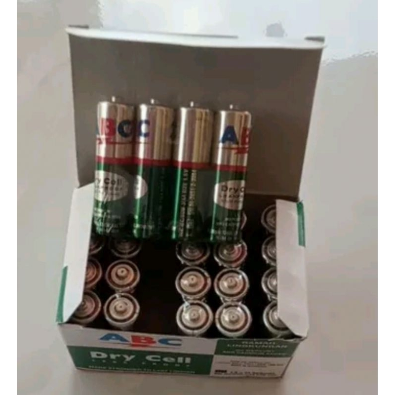 baterai abc aa /a2 hijau