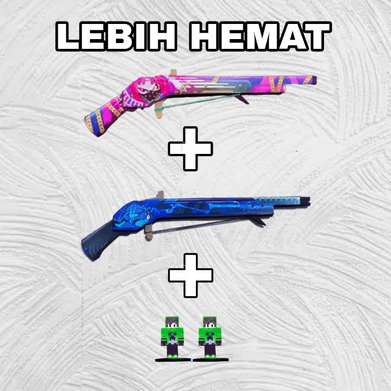 COMBO HEMAT SG RAPPER + SG BUNNY + PAPAN TARGET