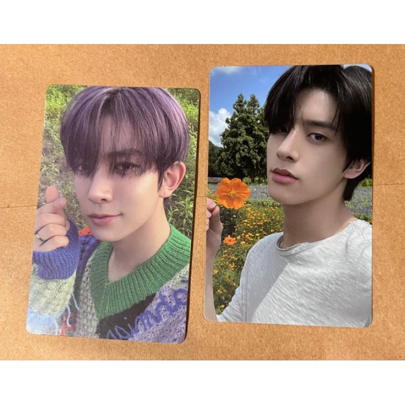 photocard enhypen orange blood weverse ver heeseung & jake