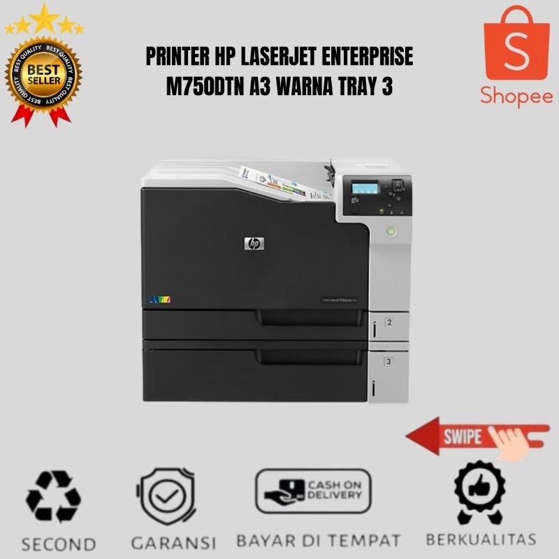 PRINTER LASERJET M750DTN A3 WARNA SUPER MULUS