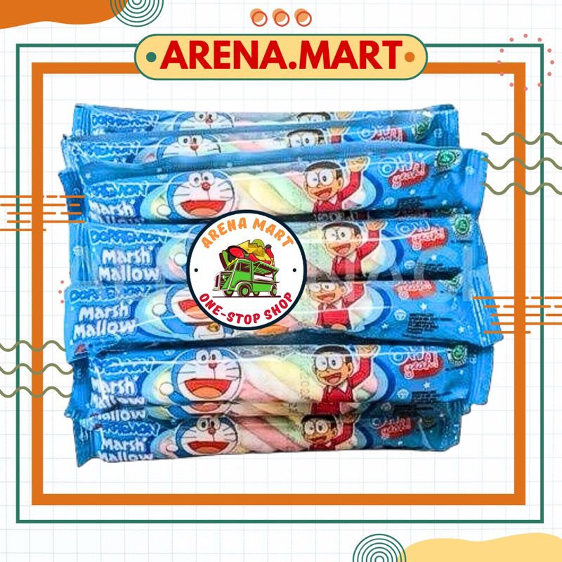 

Permen Marshmallow Kepang Doraemon 1 Box isi 20 Pc