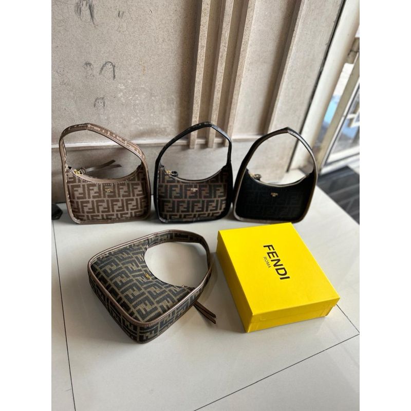 Tas Fendi Hobo kanvas premium