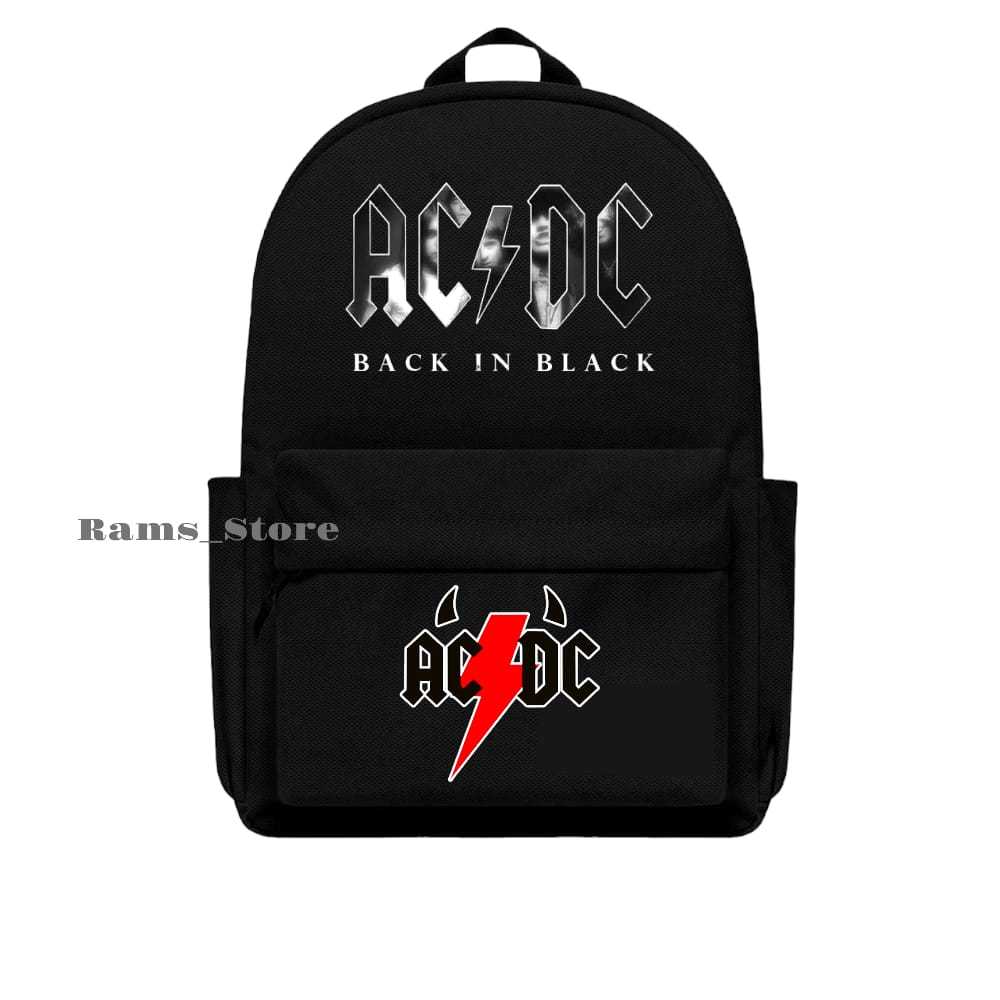 Tas Ransel Sekolah Anak Laki Laki Perempuan Terbaru 2024 Tas ACDC Kece Kekinian Besik Stm COD