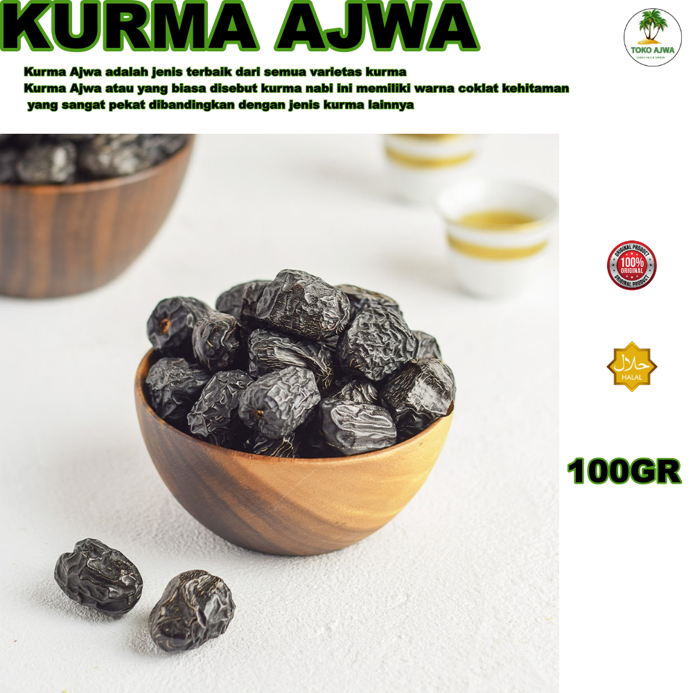 

Kurma ajwa/Kurma ajwa 100gr