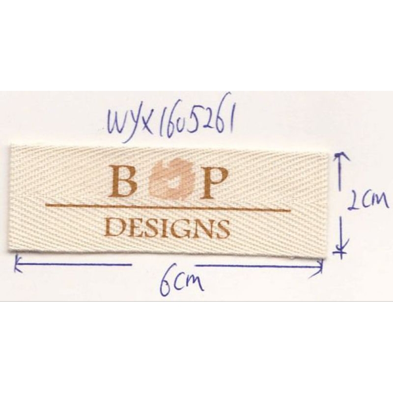 

(250pcs) label baju bahan katun label piterban label baju label katun custom label hijab custom nama