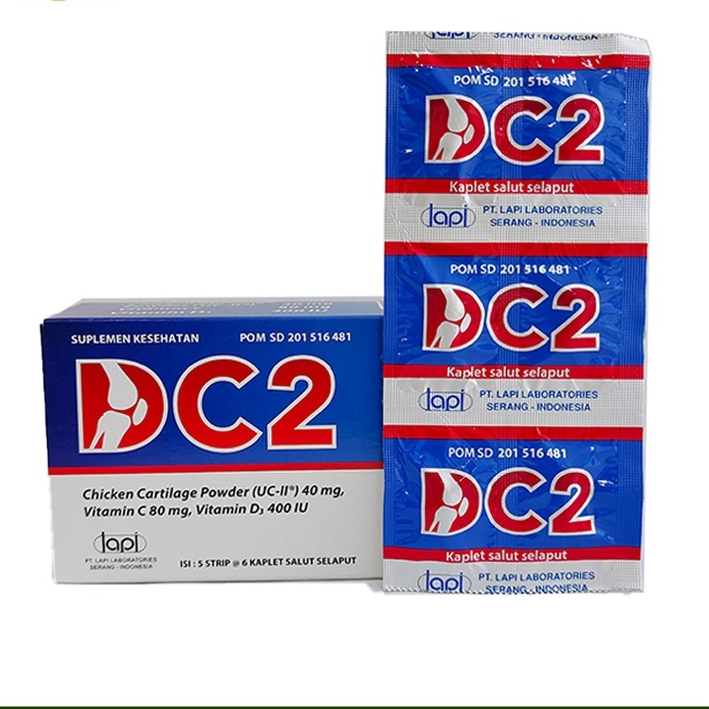DC2 Box 30 Tablet - Suplemen Untuk Memelihara Kesehatan Tulang Dan Sendi