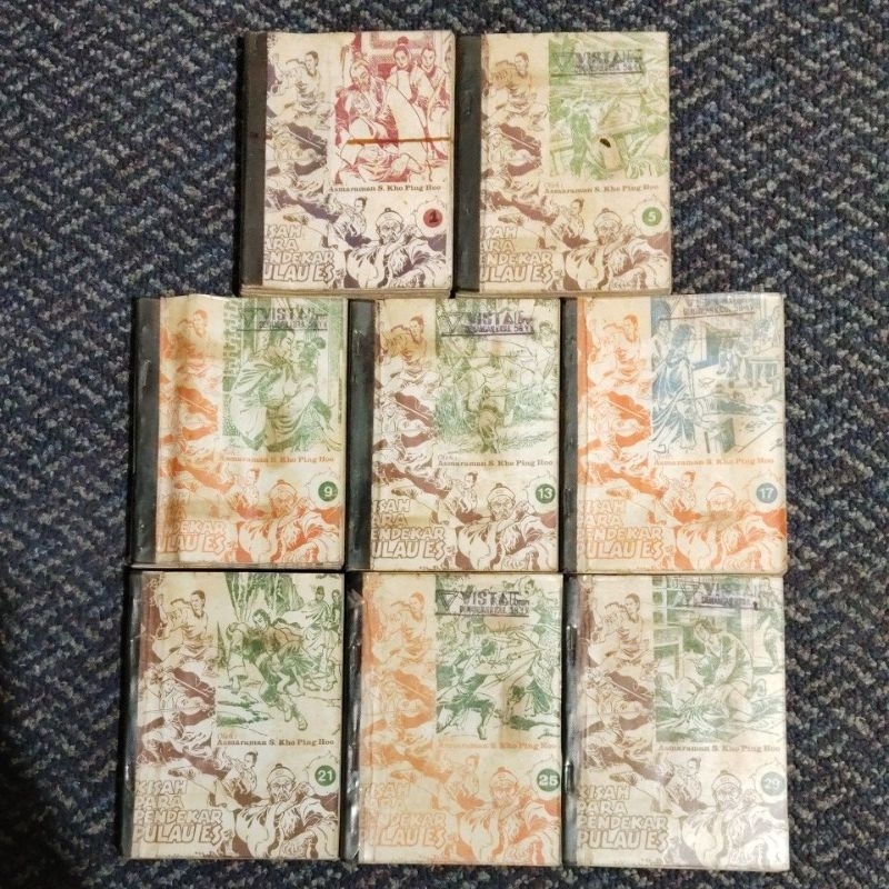 BUKU BUNDEL ORI KISAH PENDEKAR PULAU ES NO 1-32 TAMAT KHO PING HOO