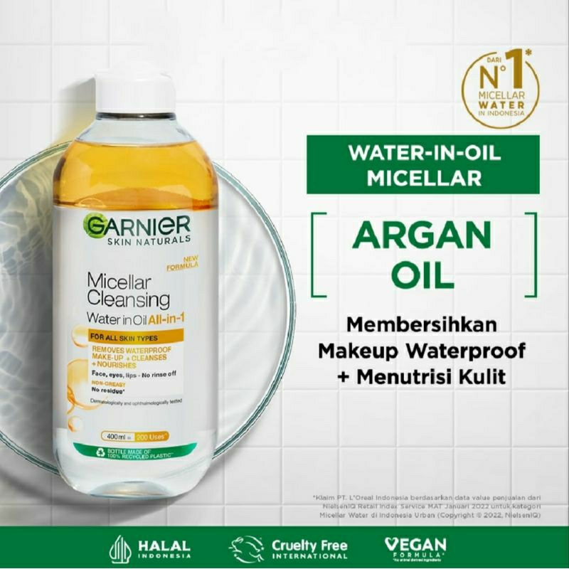 Garnier Micellar Water Oil-Infused - 400ml