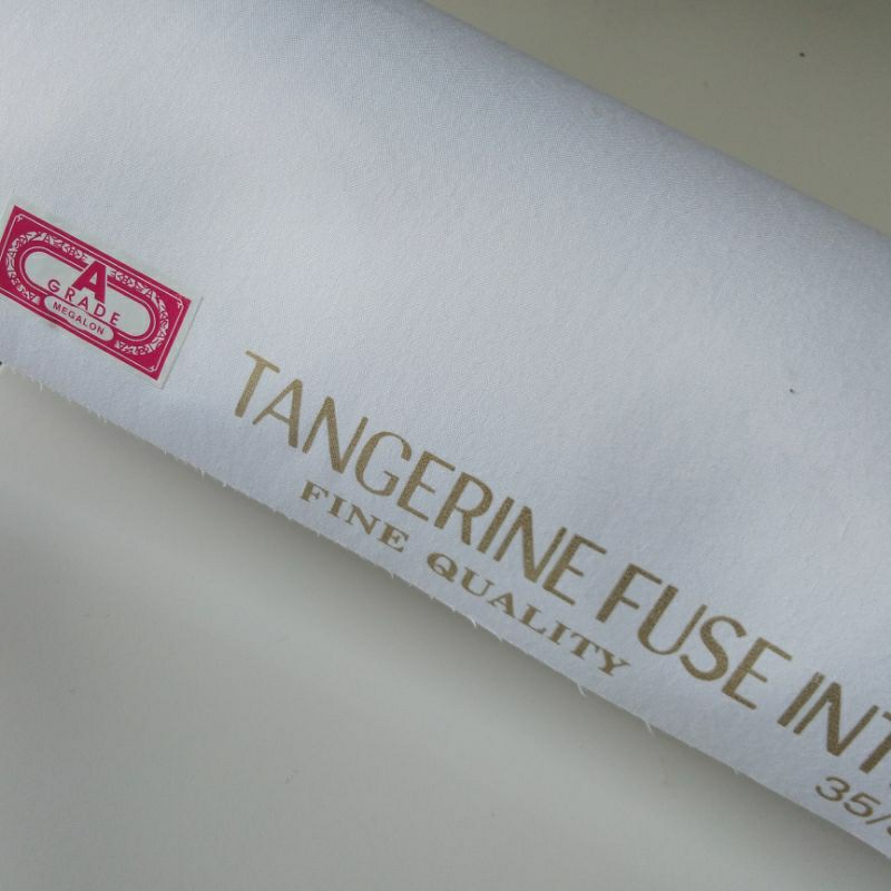 Kain Keras Lem | Staflex Fuse Interlining M70 | Tangerine