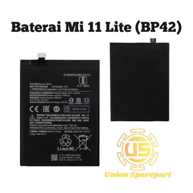 Baterai Mi11 lite (BP42)