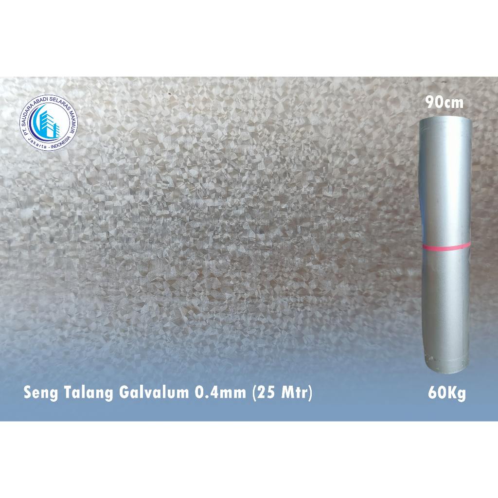 Seng Talang Galvalum 90 cm (0.4mm) - Roll