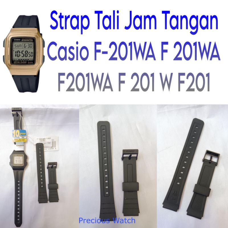Strap Tali Jam Tangan Untuk Casio F-201WA F 201WA F201WA F 201 W F201