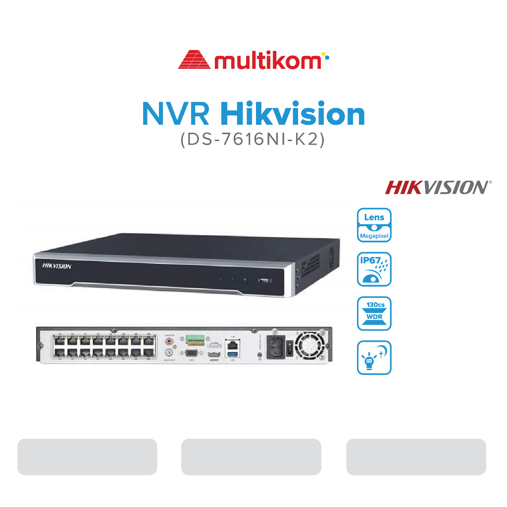 NVR 16 CH HIKVISION DS-7616NI-K2/16P