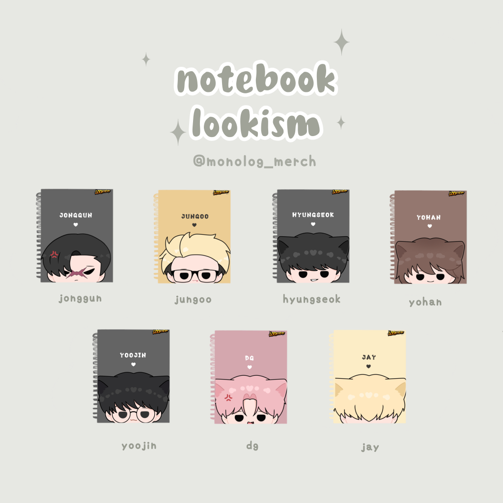 HYNEKO notebook webtoon lookism