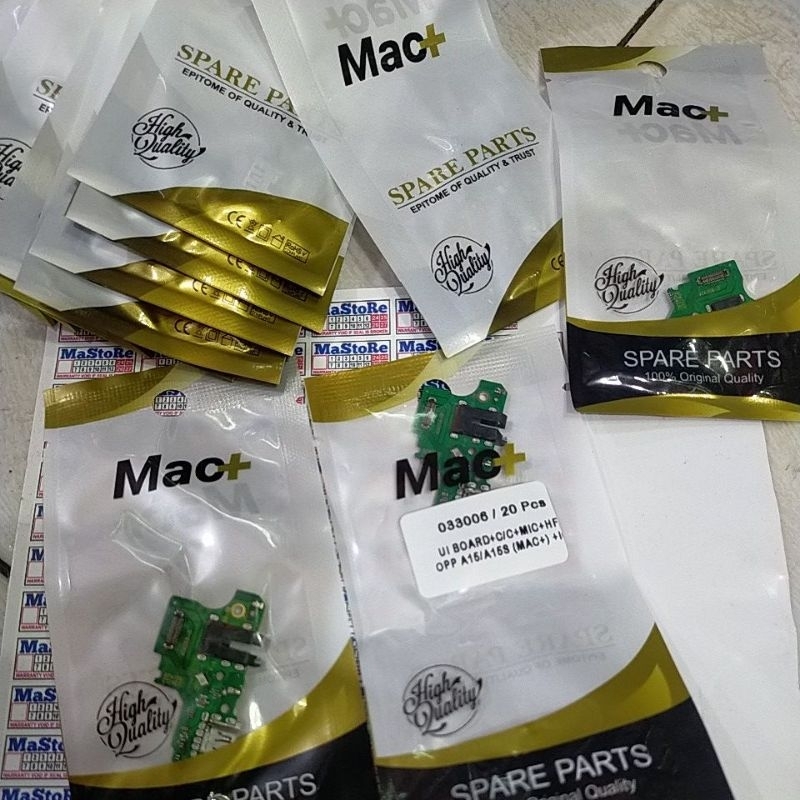 papan charger Oppo a15 ui board mic headset Oppo A15S mrek mac+ ic ori