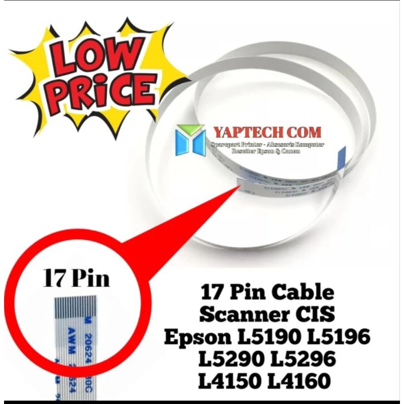 Kabel Scanner L5190 kabel Flexible Scanner L5290 L5296 Cable CIS Scanner Printer Epson L5190 L5290 L