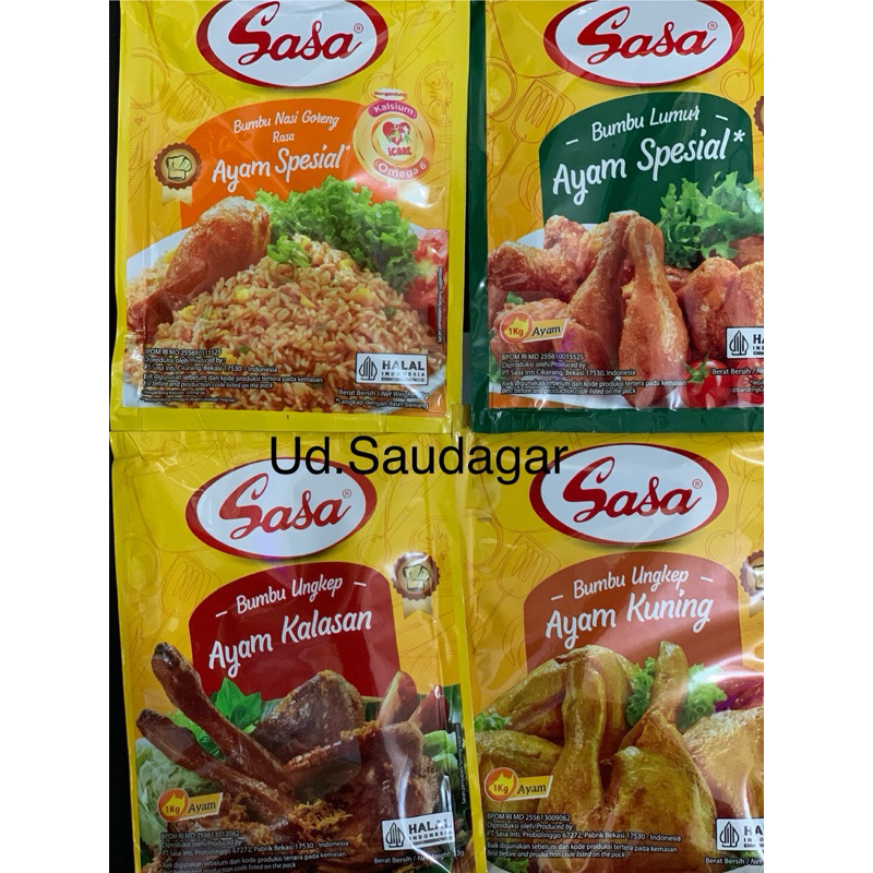 

SASA BUMBU NASI GORENG / AYAM UNGKEP AYAM KUNING KALASAN