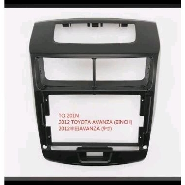 Frame Toyota Avanza 9 Inch Android  Head Unit