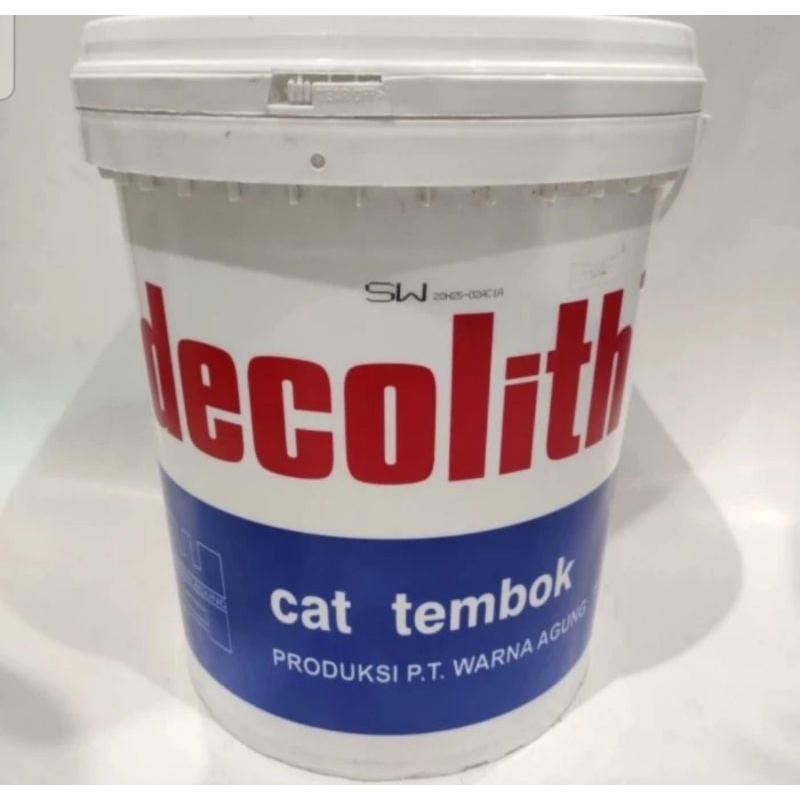 Cat Tembok Full Acrylic Dinding Decolith Decolit Super White SW 25 kg 25kg