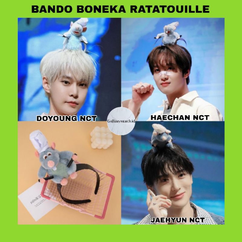 [READY STOCK] JAEHYUN HAECHAN DOYOUNG NCT - BANDO BONEKA TIKUS RATATOUILLE