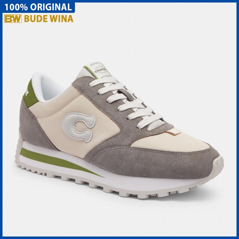 SEPATU KULIT COACH WANITA ORIGINAL ASLI ORI SNEAKERS SNEAKER CASUAL KASUAL SPORT KETS BRANDED TERBAR