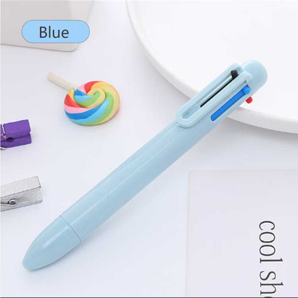 

Bolpen Pulpen Cetik 6 Warna Multicolor