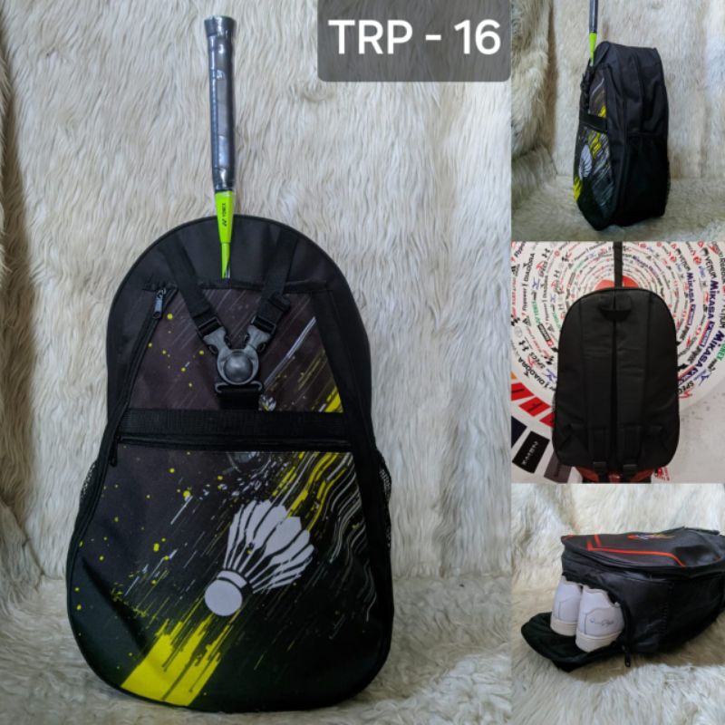 Tas ransel badminton raket terbaru tas raket bulutangkis ransel raket badminton kekinian