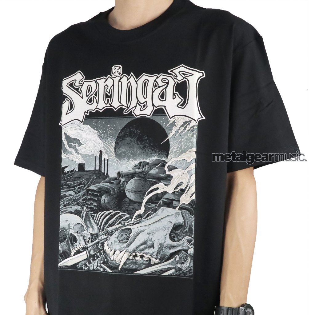 Metalgear Music Original Seringai - Unnecesary Tshirt Baju Kaos