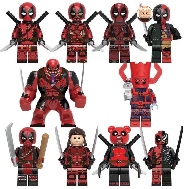 Action figure X-men Wolverine Deadpool movie G0172 G0173