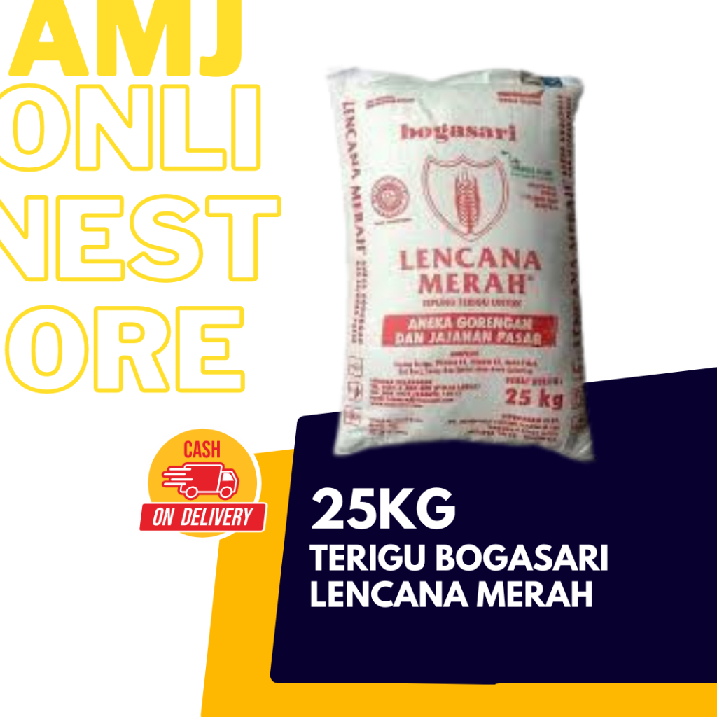 

Terigu Bogasari Lencana Merah 25kg