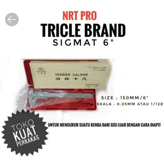 Sigmat Besi NRT PRO / XP tool  tride jangka sorong varvier caliper 150mm/6" ( SIGMAT BESI )