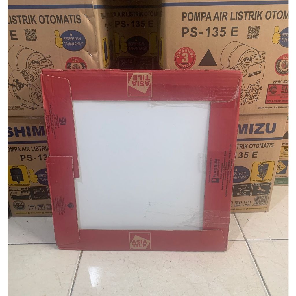 KERAMIK LANTAI DINDING ASIA / IKEMA 40X40 PUTIH POLOS KULIT JERUK