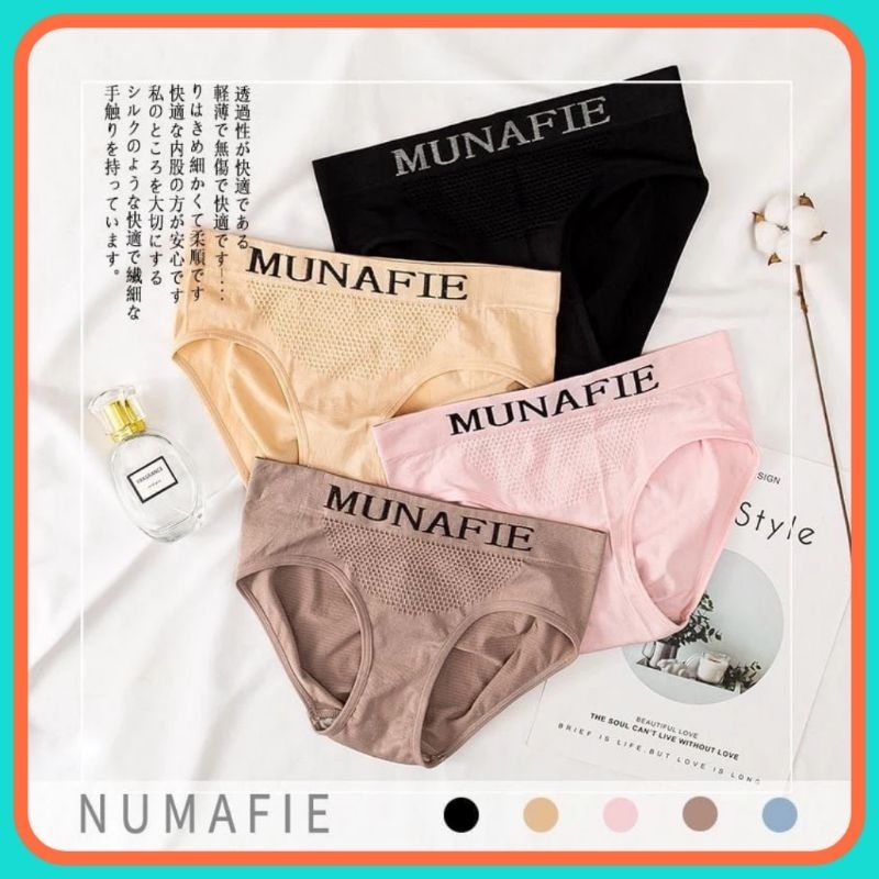 C036 CELANA DALAM WANITA MUNAFIE MODAL CATTON BRIEFS