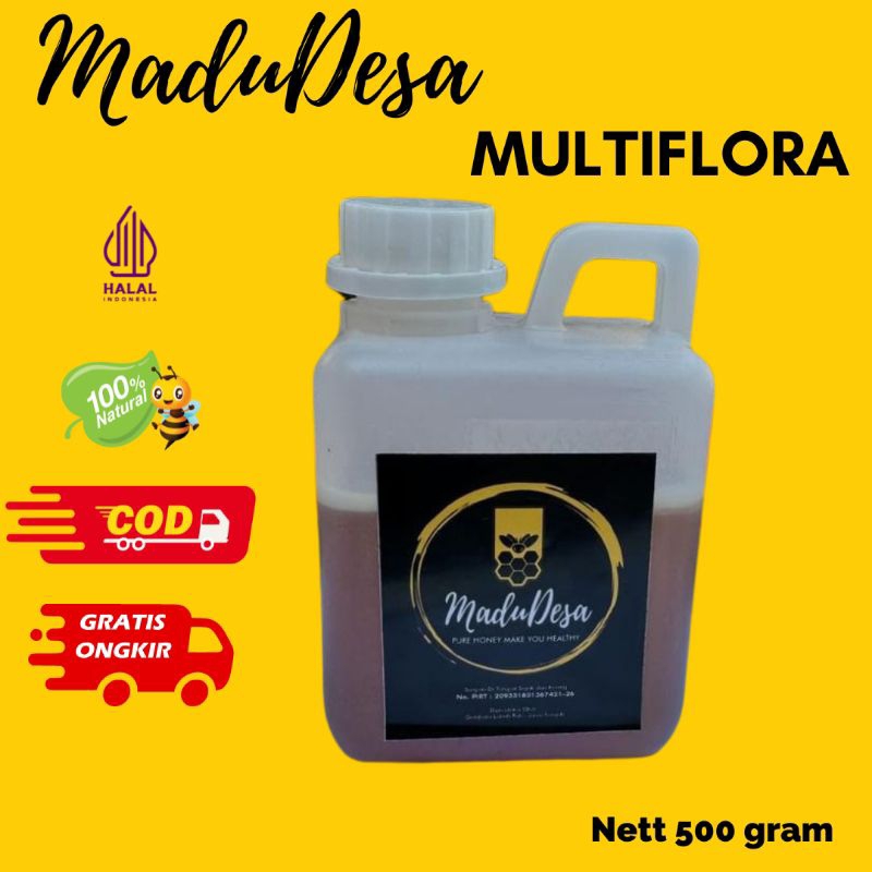 

Madu Murni Nektar MULTIFLORA 500 gram
