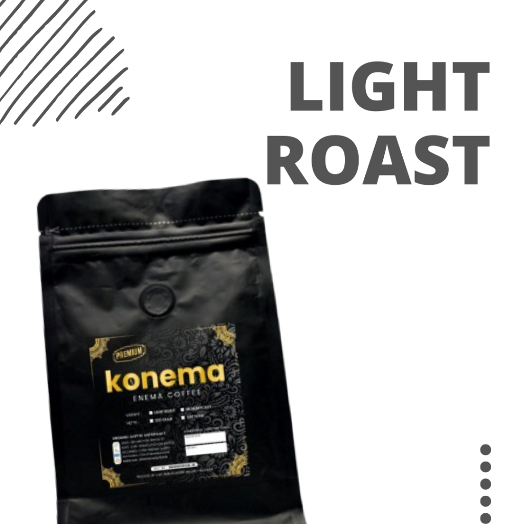 

KOPI ENEMA LIGHT ROAST Premium 500 gram Bersertifikat