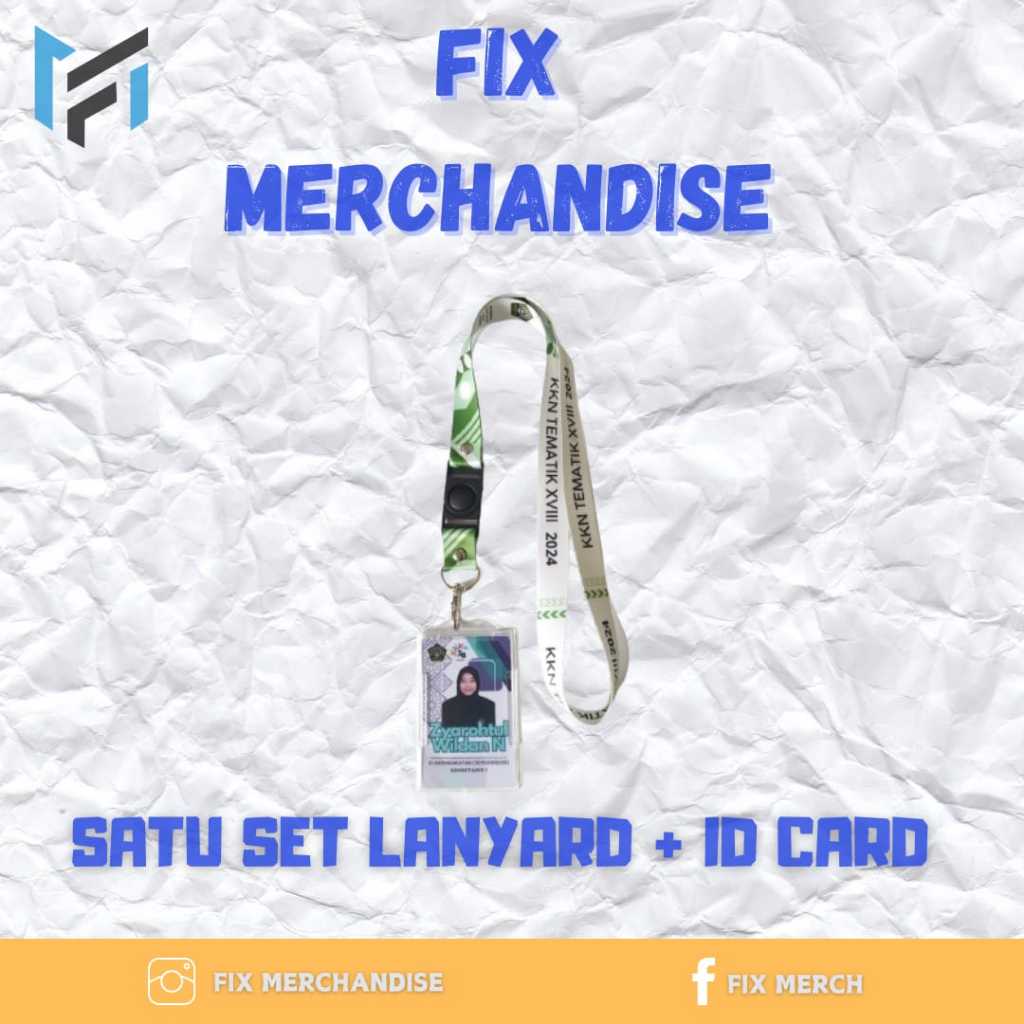 

PAKET LENGKAP TALI LANYARD ID CARD HOLDER BENING FULL PRINT FULL COLOUR ESTHETIC