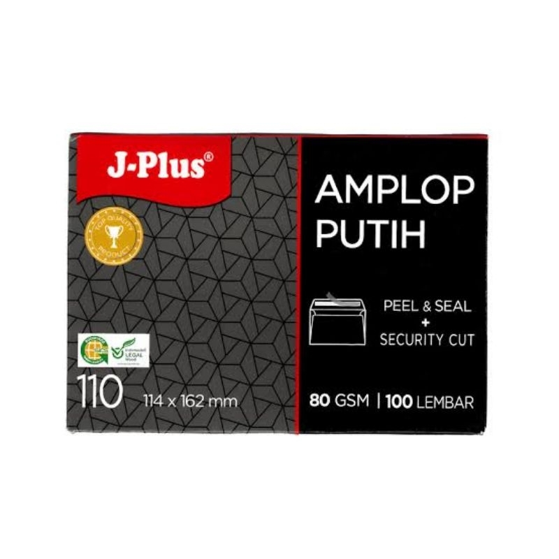 

AMPLOP 110 LEM J-PLUS / ENVELOPE 110 114x162mm PEREKAT J-PLUS