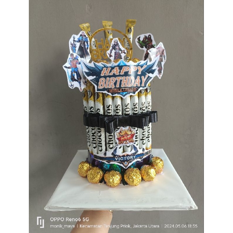 

READY SNACK TOWER CHOCOLATOS BISA CUSTOM SEHARI JADI