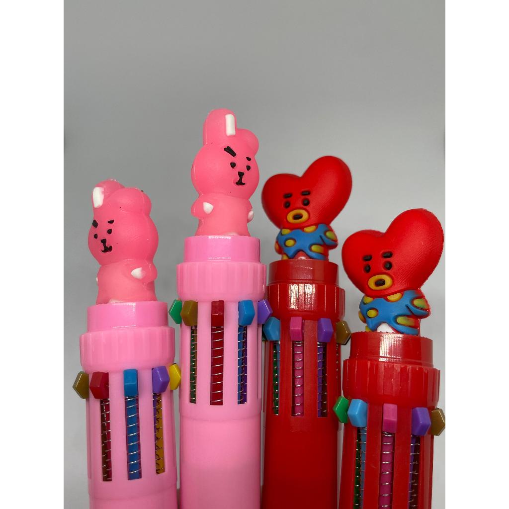 

Pen 10 Warna Karakter BT21 Cooky Tata