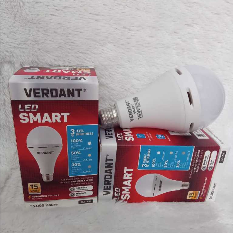 Lampu LED Emergency Verdant 15 Watt Terjangkau