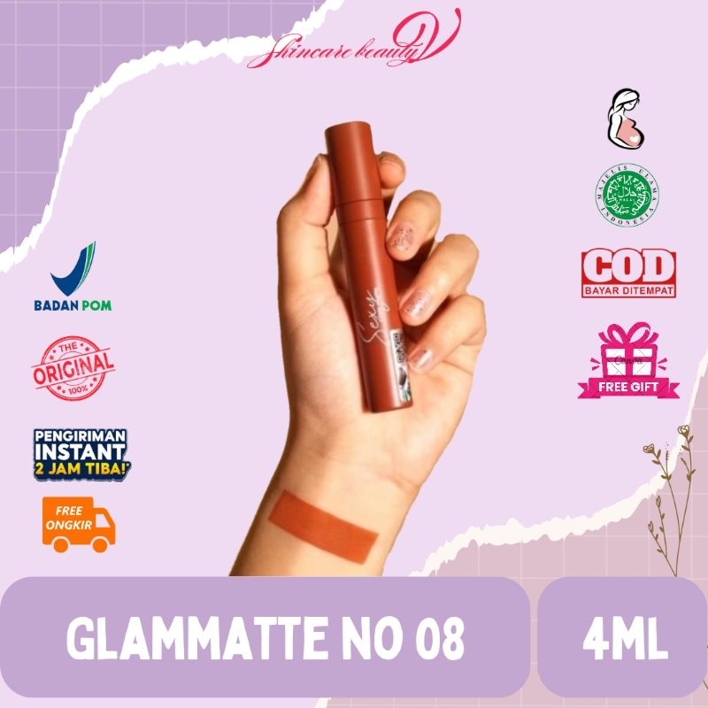 MS GLOW - (SALE) Glammatte no 08 ms glow/lipmatte ms glow