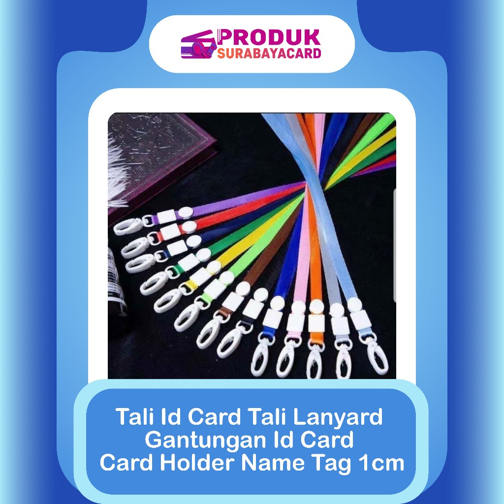 

Tali Id Card Tali Lanyard Gantungan Id Card Card Holder Name Tag 1cm