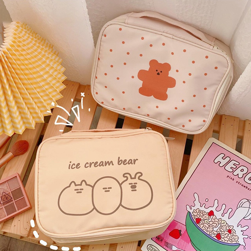 Minzy - Tas Kosmetik Multifungsi Kosmetik Pouch Make Up /  Pouch Makeup Travel Multifungsi / Pouch M