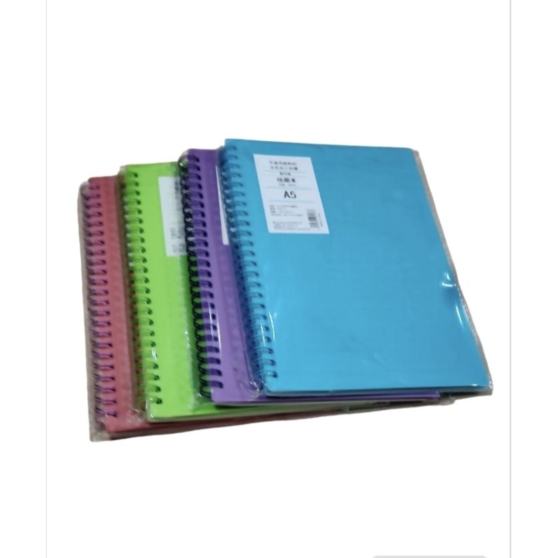 

Buku notebook spiral warna pastel A5 60 lembar