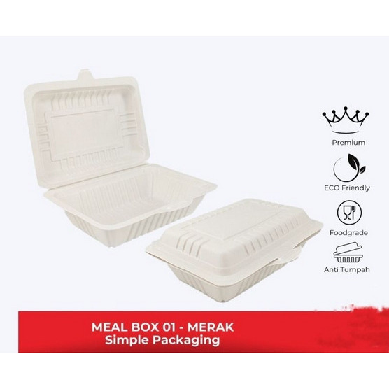Meal box nasi / kotak lunch box polos skat 01 bento 88/skat 4